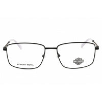 Harley Davidson Men's Eyeglasses - Matte Black Metal Rectangular Frame | HD50027 002 ,