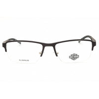 Harley Davidson Men's Eyeglasses - Matte Gunmetal Metal Half Rim Frame | HD50030 009 ,