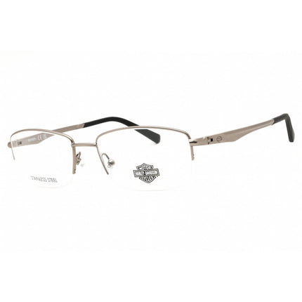 Harley Davidson Men's Eyeglasses - Matte Light Nickeltin Metal Frame | HD50063 011 ,