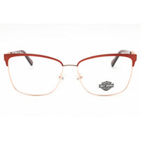 Harley Davidson Women's Eyeglasses - Matte Pink Metal Full Rim Frame | HD50076 073 ,