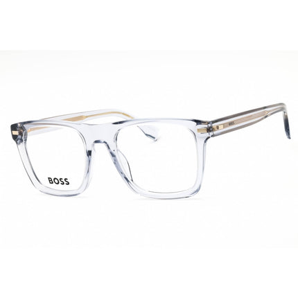 Hugo Boss Men's Eyeglasses - Grey Plastic Rectangular Full Rim Frame | 1445 0KB7 00 ,