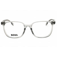 Hugo Boss Men's Eyeglasses - Grey Plastic Rectangular Shape Frame | 1679/F 0KB7 00 ,