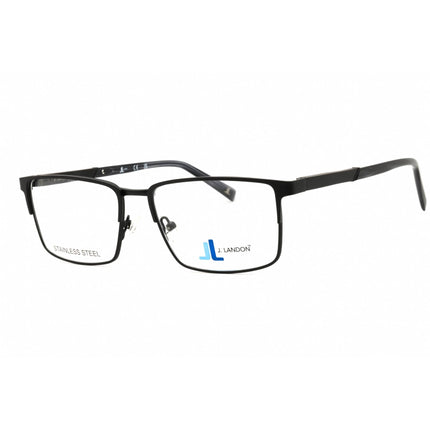 J. Landon Men's Eyeglasses - Matte Black Rectangular Shape Full Rim Frame | JL1015 002 ,