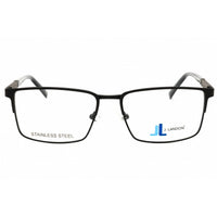 J. Landon Men's Eyeglasses - Matte Black Rectangular Shape Full Rim Frame | JL1015 002 ,