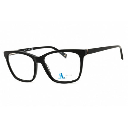J. Landon Women's Eyeglasses - Shiny Black Rectangular Full Rim Frame | JL5013 001 ,