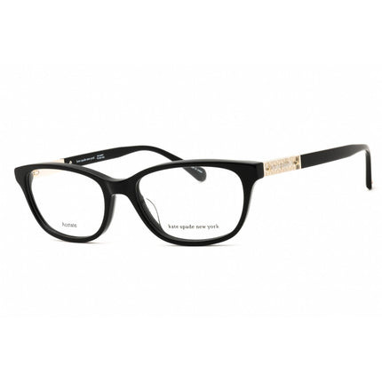 Kate Spade Women's Eyeglasses - Black Rectangular Shape Full Rim Frame | HAZEN 0807 00 ,