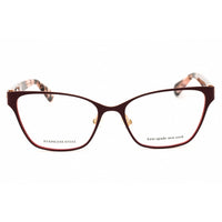 Kate Spade Women's Eyeglasses - Rose Gold/Red Cat Eye Full Rim Frame | IVIE 00AW 00 ,