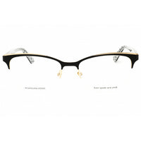 Kate Spade Women's Eyeglasses - Black Rectangular Half Rim Frame | BRIEANA 0807 00 ,