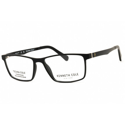 Kenneth Cole New York Men's Eyeglasses - Matte Black Full Rim Frame, 53mm | KC0318 002 ,
