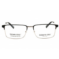 Kenneth Cole New York Men's Eyeglasses - Black/Silver Rectangular Frame | KC0346 005 ,