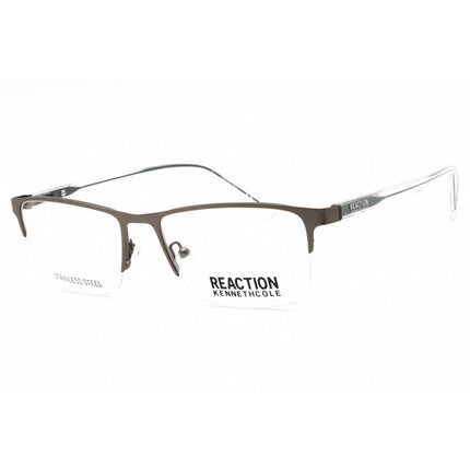 Kenneth Cole Reaction Men's Eyeglasses - Matte Gunmetal Half Rim Frame | RN50004 009 ,