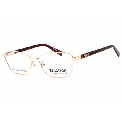 Kenneth Cole Reaction Women's Eyeglasses - Shiny Rose Gold Metal Frame | RN50029 028 ,