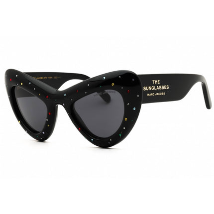 Marc Jacobs Women's Sunglasses - Cat Eye Shape Black Plastic Frame | 798/S STR 0807 IR ,