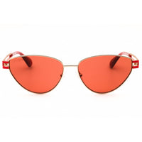 Max & Co Women's Sunglasses - Shiny Rose Gold Full Rim Cat Eye Frame | MO0089 28S ,