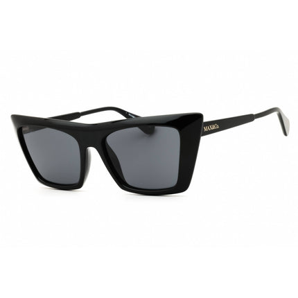 Max & Co Women's Sunglasses - Shiny Black Injected Propionate Cat Eye | MO0122 01A ,