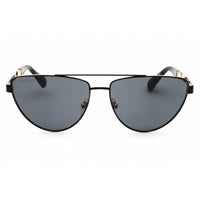 Max & Co Women's Sunglasses - Shiny Black Metal Full Rim Aviator Frame | MO0129 01A ,