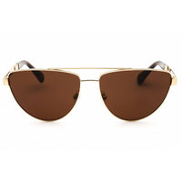 Max & Co Women's Sunglasses - Gold Brown Lens Full Rim Aviator Frame | MO0129 32E ,
