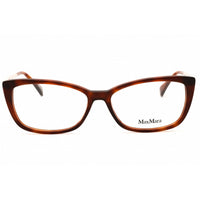 Max Mara Women's Eyeglasses - Blonde Havana Rectangular Full Rim Frame | MM5026 53A ,