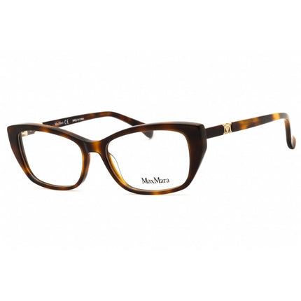Max Mara Women's Eyeglasses - Dark Havana Cat Eye Shape Full Rim Frame | MM5035 052 ,