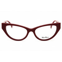 Max Mara Women's Eyeglasses - Shiny Red Acetate Cat Eye Full Rim Frame | MM5054 066 ,