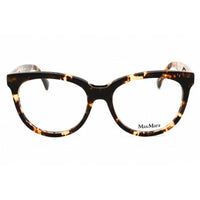 Max Mara Women's Eyeglasses - Dark Havana Acetate Round Full Rim Frame | MM5110 052 ,