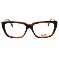 Max Mara Women's Eyeglasses - Blonde Havana Rectangular Full Rim Frame | MM5112 053 ,