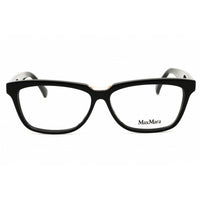 Max Mara Women's Eyeglasses - Shiny Black Rectangular Full Rim Frame | MM5133 001 ,