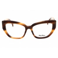 Max Mara Women's Eyeglasses - Light Brown/Yellow Acetate Full Rim Frame | MM5135 047 ,