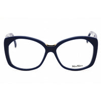 Max Mara Women's Eyeglasses - Shiny Blue Oversized Shape Full Rim Frame | MM5141 090 ,