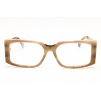 Max Mara Women's Eyeglasses - Beige Horn Rectangular Full Rim Frame | MM5157-B 060 ,