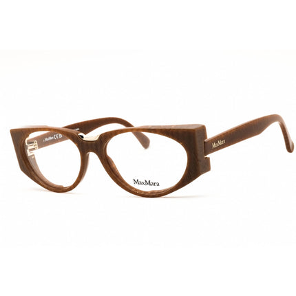 Max Mara Women's Eyeglasses - Havana/Gold Cat Eye Shape Full Rim Frame | MM5158 056 ,