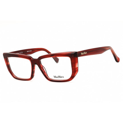 Max Mara Women's Eyeglasses - Red Acetate Rectangular Full Rim Frame | MM5160 068 ,