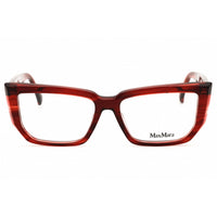 Max Mara Women's Eyeglasses - Red Acetate Rectangular Full Rim Frame | MM5160 068 ,