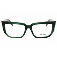 Max Mara Women's Eyeglasses - Dark Green Rectangular Shape Full Rim Frame | MM5160 098 ,