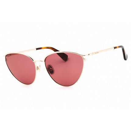 Max Mara Women's Sunglasses - Gold/Havana Metal Cat Eye Full Rim Frame | MM0044 52S ,
