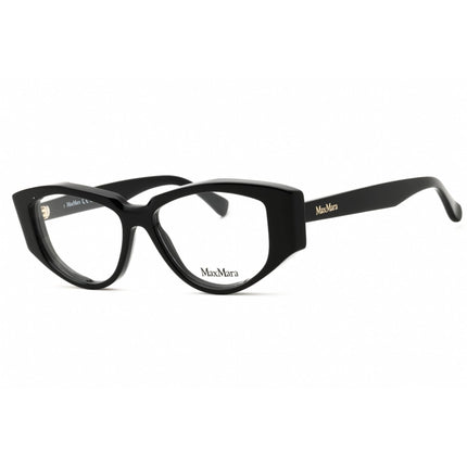 Max Mara Women's Eyeglasses - Shiny Black Cat Eye Shape Full Rim Frame | MM5159 001 ,