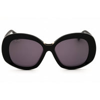 Max Mara Women's Sunglasses - Shiny Black Acetate Full Rim Cat Eye | MM0087 01A ,