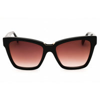 Max Mara Women's Sunglasses - Shiny Black Acetate Full Rim Cat Eye | MM0089 01F ,
