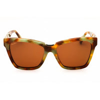 Max Mara Women's Sunglasses - Coloured Havana Full Rim Cat Eye Frame | MM0089 55E ,