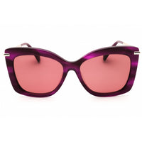 Max Mara Women's Sunglasses - Violet Acetate Full Rim Cat Eye Frame | MM0101 83W ,