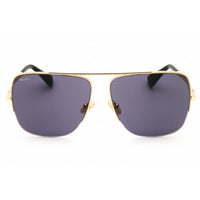 Max Mara Women's Sunglasses - Shiny Deep Gold Half Rim Aviator Frame | MM0121 30A ,