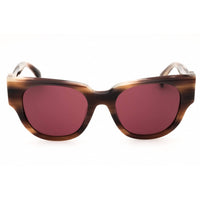 Max Mara Women's Sunglasses - Horn Violet Lens Full Rim Cat Eye Frame | MM0138 65Y ,