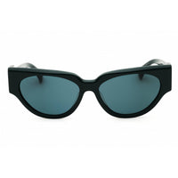 Max Mara Women's Sunglasses - Shiny Dark Green Full Rim Cat Eye Frame | MM0139 96N ,