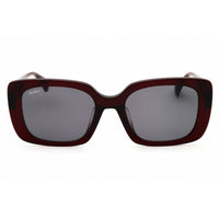 Max Mara Women's Sunglasses - Dark Siny Red Plastic Full Rim Cat Eye | MM0155-k 69A ,