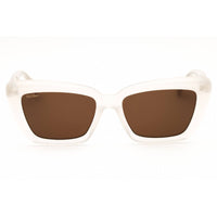 Max Mara Women's Sunglasses - Ivory Acetate Full Rim Cat Eye Frame | MM0171 25E ,