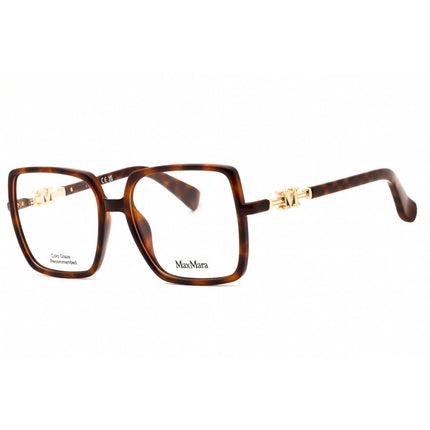 Max Mara Women's Eyeglasses - Blonde Havana Full Rim Oversized Frame | MM5108-H 053 ,