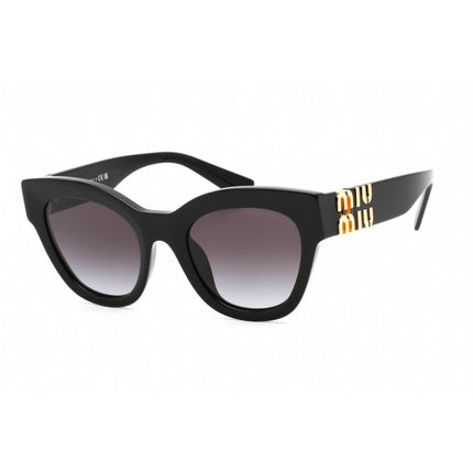 Miu Miu Women's Sunglasses - Black Acetate Cat Eye Full Rim Frame | 0MU 01YS 1AB5D1 ,