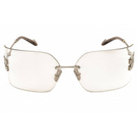 Miu Miu Women's Sunglasses - Silver Rectangular Shape Rimless Frame | 0MU 54YS 1BC10F ,