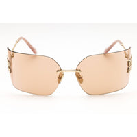 Miu Miu Women's Sunglasses - Gold Metal Rimless Rectangular Frame | 0MU 54YS ZVN20F ,