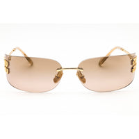 Miu Miu Women's Sunglasses - Gold Metak Brown Lens Rimless Frame | 0MU A51S 5AK20P ,